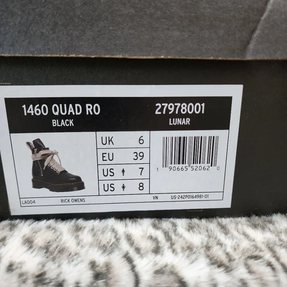 Dr. Martens Rick Owens Collaboration 1460 Quad - Picture 12 of 12